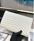 Клатч YSL Envelope Chain Wallet White